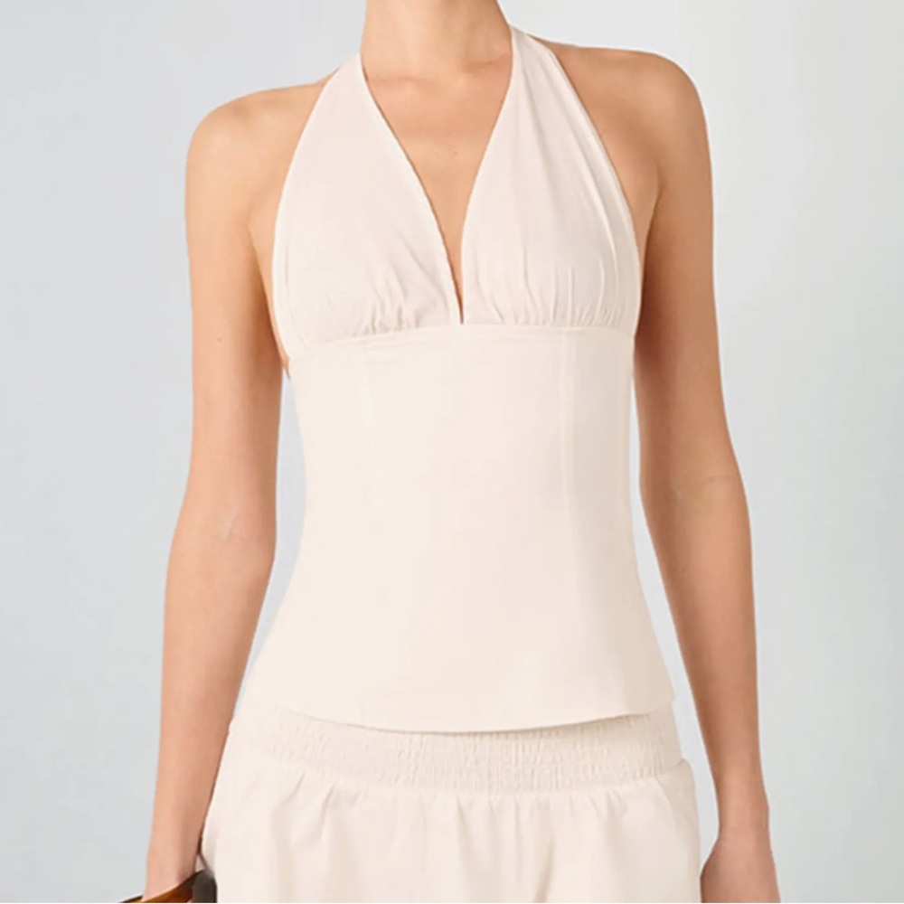 WeWoreWhat Halter Corset Top